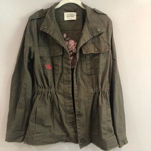 Green army jacket